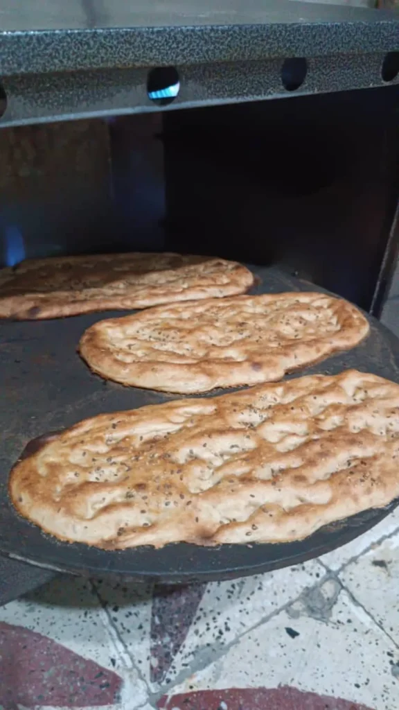 تنورگازی پخت نان بربری در منزل