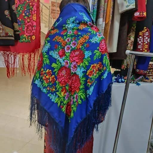 روسری ترکمنی با کیفیت عالی
