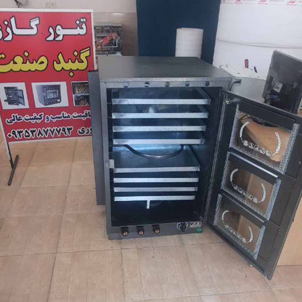مرکز فروش تنور فر گازی 8سینی پخت شیرینی و کلوچه (فول امکانات)