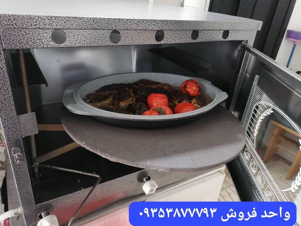 تنور گازی بزرگ برای پخت نان و ماهی و گوشت تنوری